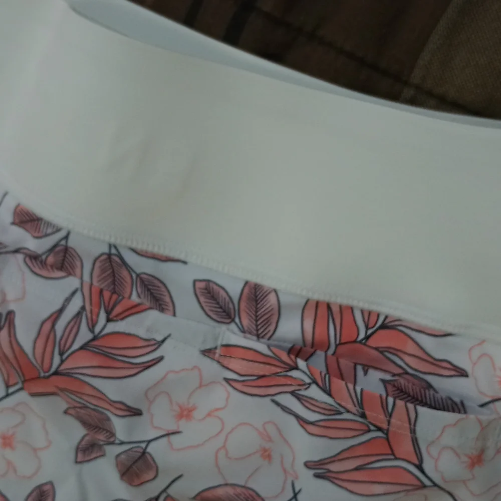 Puma White and Pink Floral Golf Skort XL/L - Picture 9 of 14